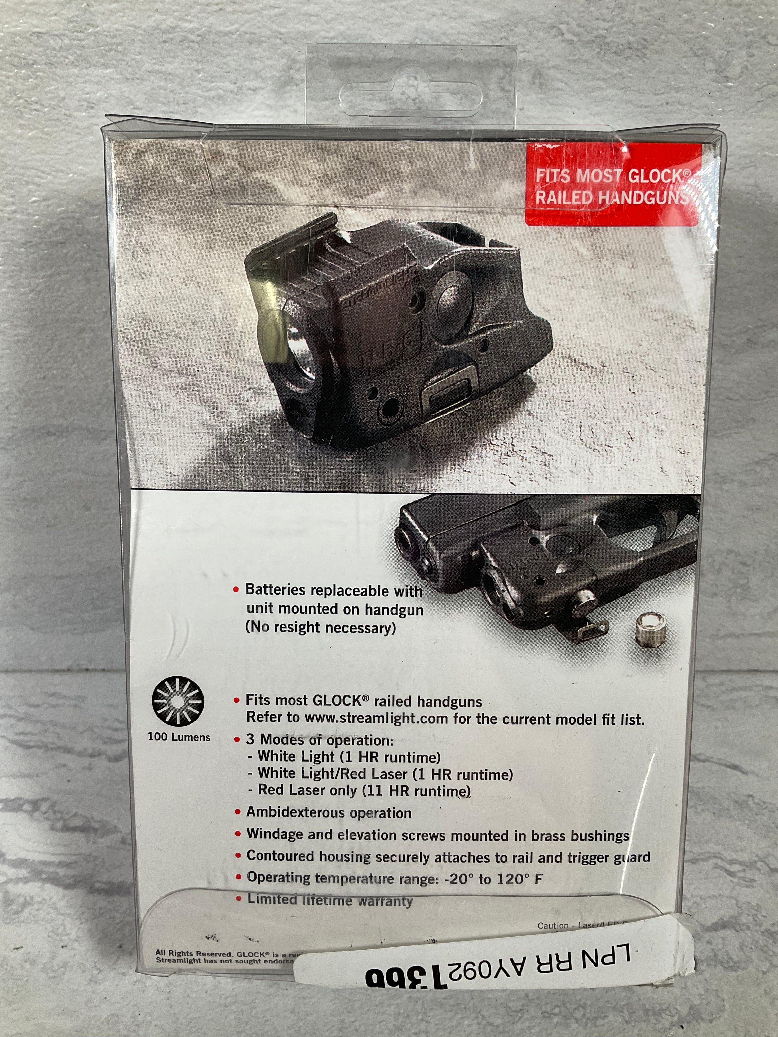 Streamlight 69290 TLR-6 Tactical Pistol Mount Flashlight/Laser (6960127770807)
